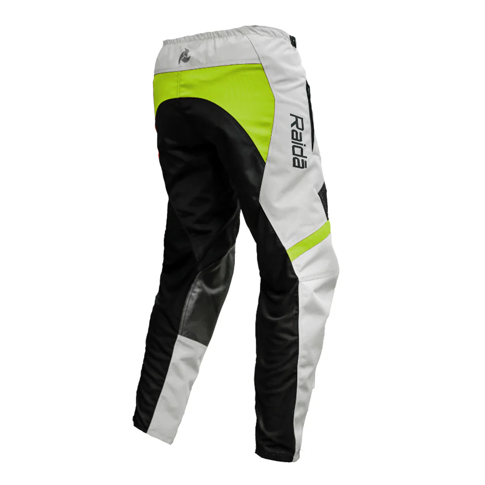 Trailcraft - Off Road Motorcycle Riding Pants (Grey/Hi-Viz) - Image 2