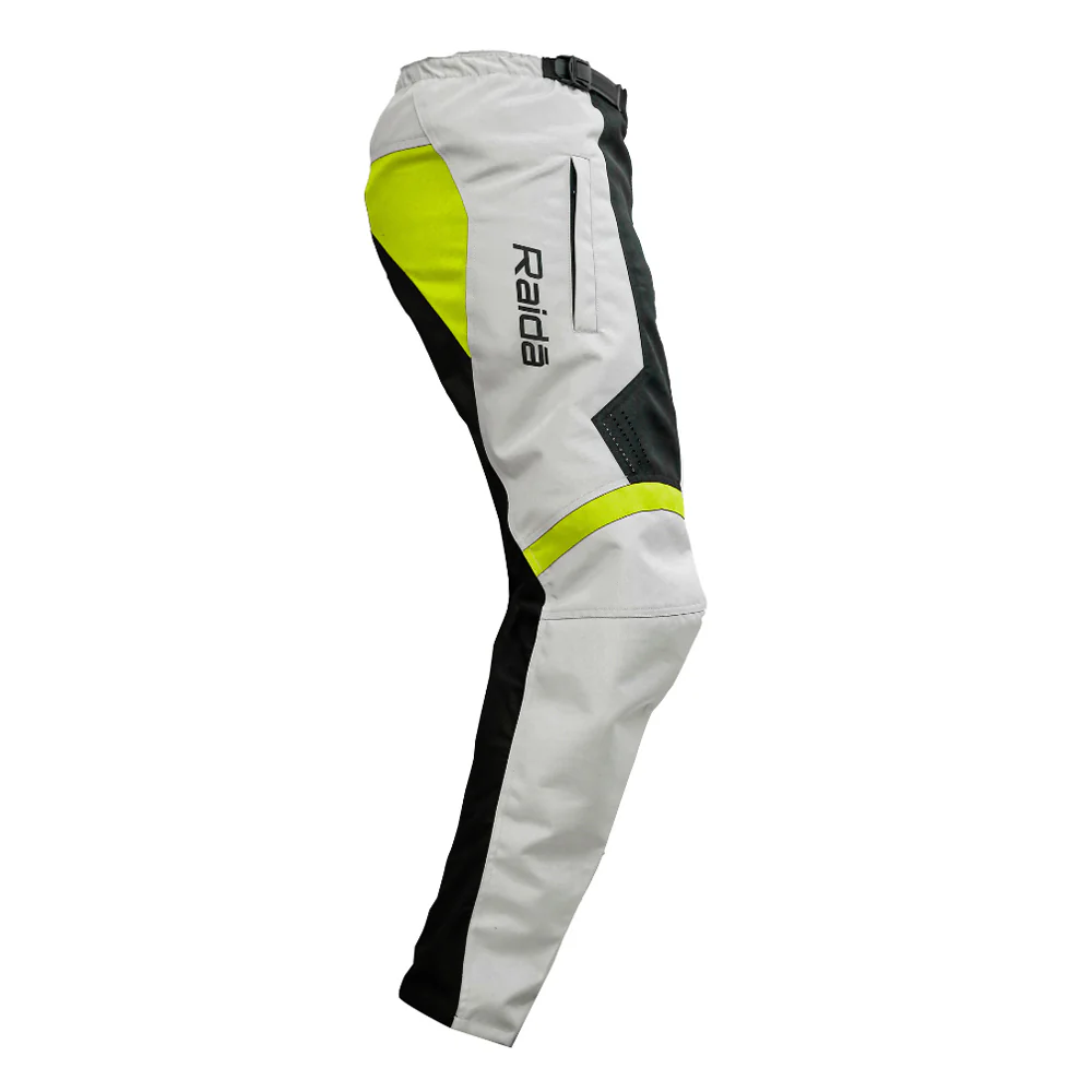 Trailcraft - Off Road Motorcycle Riding Pants (Grey/Hi-Viz) - Image 3