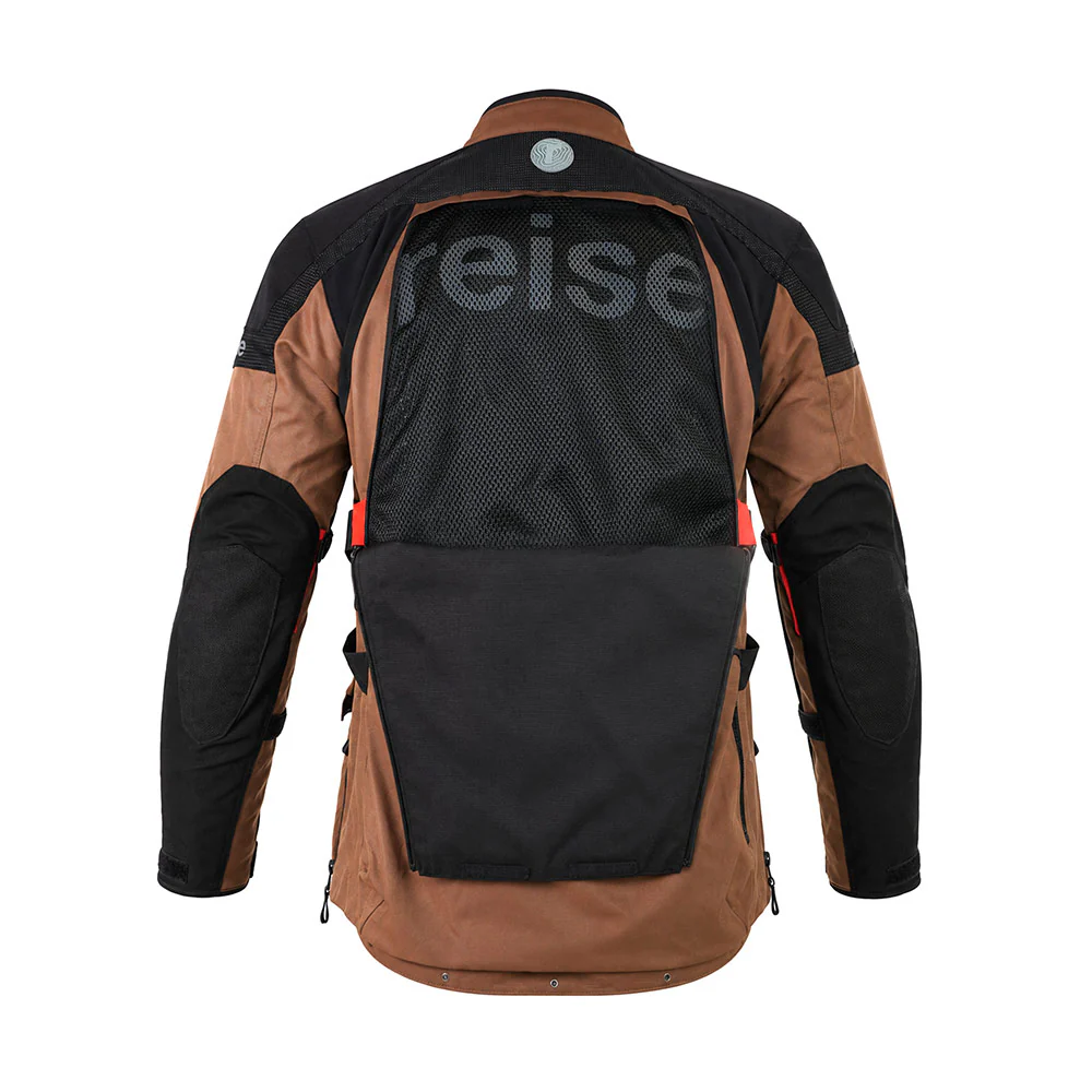 Traverse - Motorcycle Adventure Touring Jacket (Bison) - Image 2