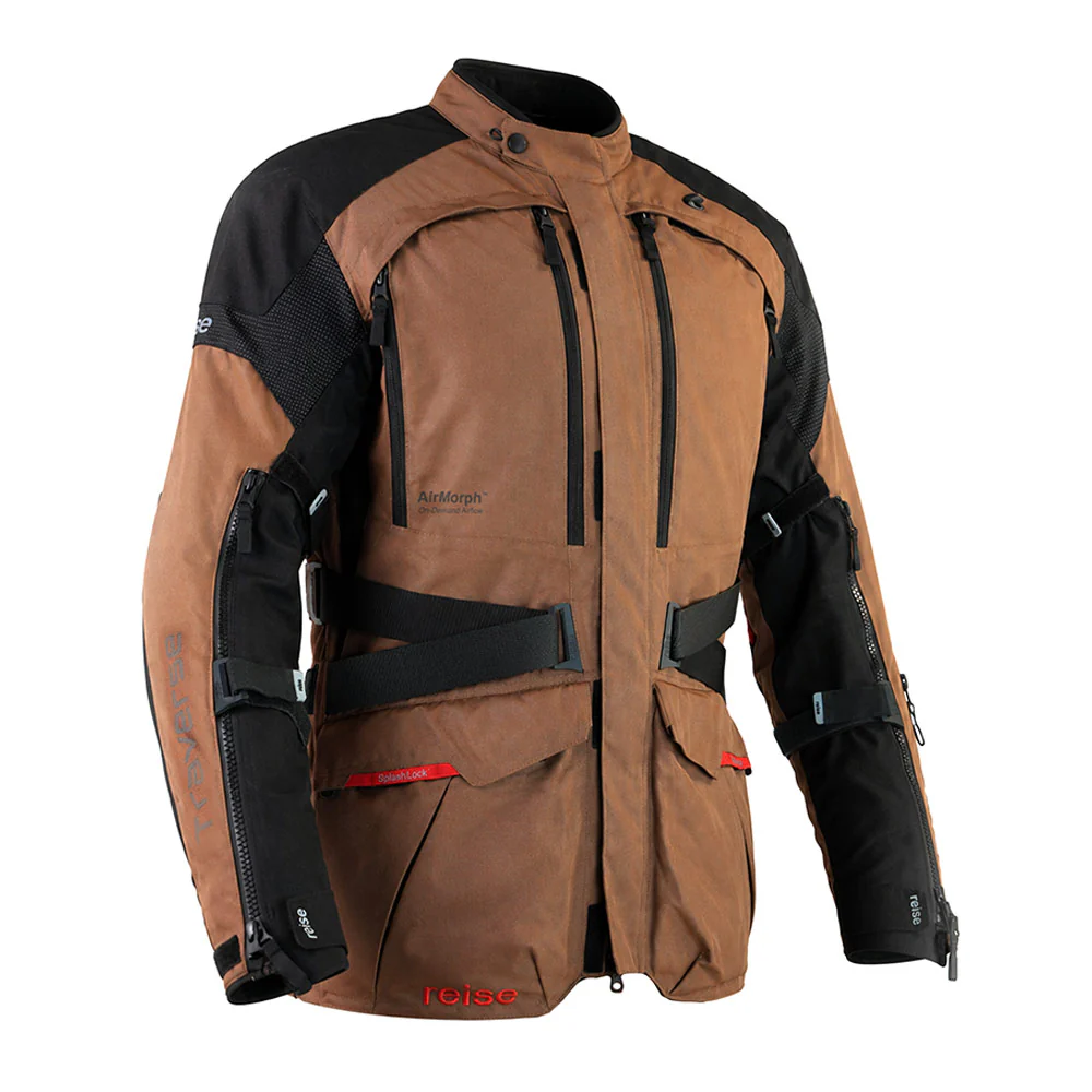 Traverse - Motorcycle Adventure Touring Jacket (Bison) - Image 3