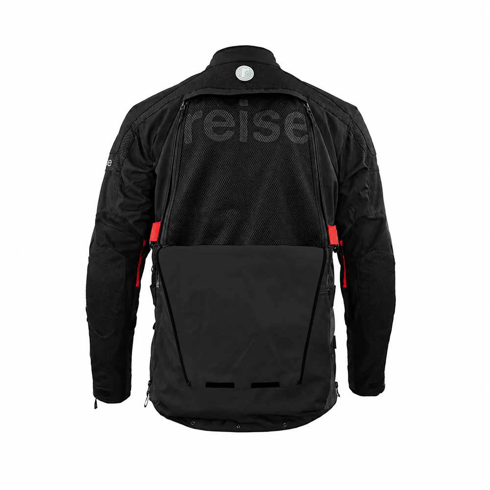 Traverse - Motorcycle Adventure Touring Jacket (Black) - Image 4