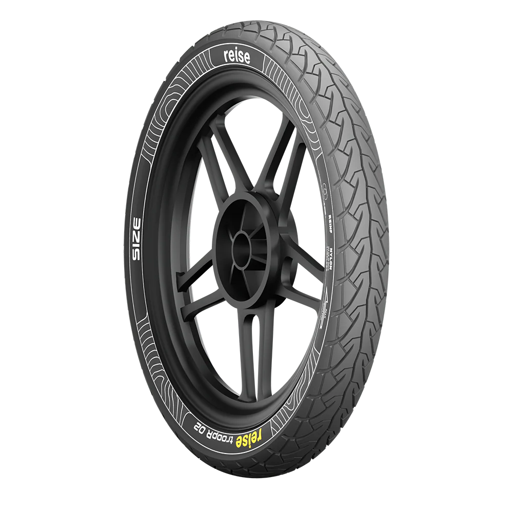 troopR 02  80/100-18 47P Front Tubeless Tyre - Image 2