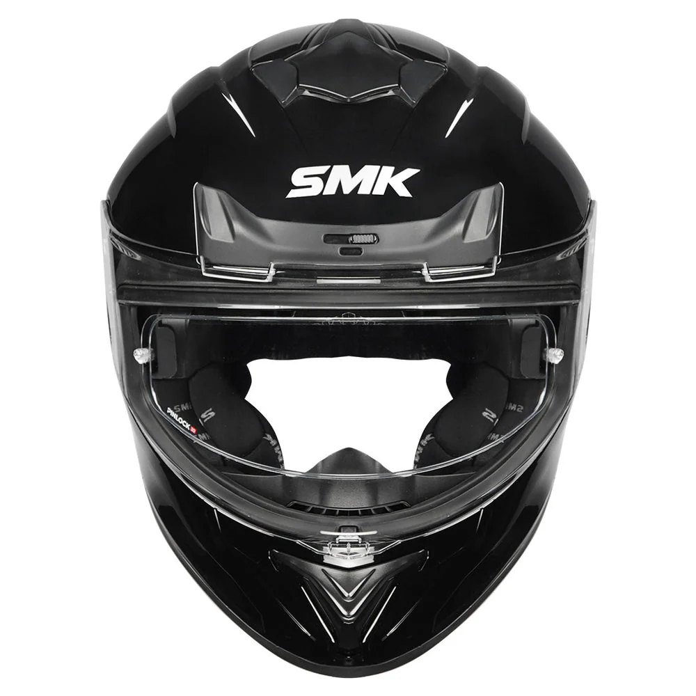 Typhoon Solid - Motorcycle Riding Helmet (Gloss Black) - Image 3