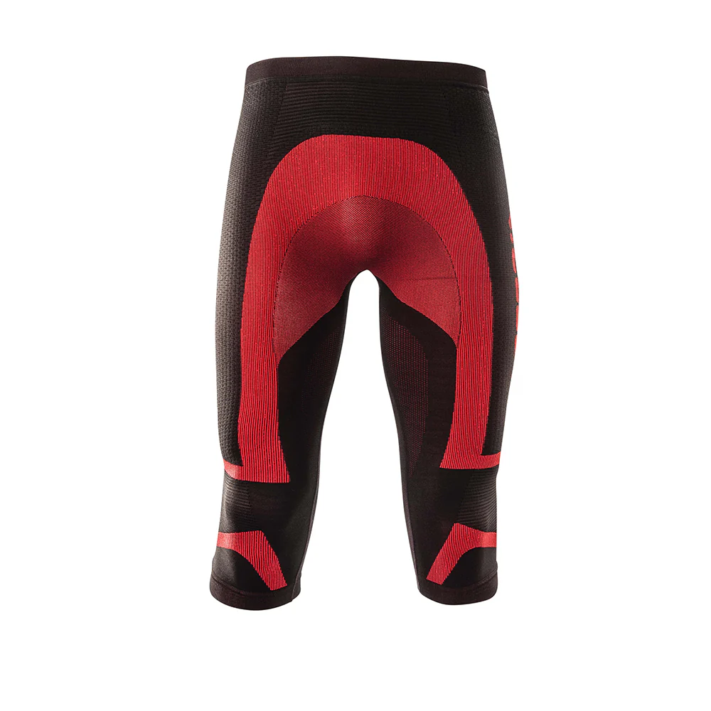 X Body 3/4 Underwear - Summer Pants with Dryarn Fabric (Black/Red)
