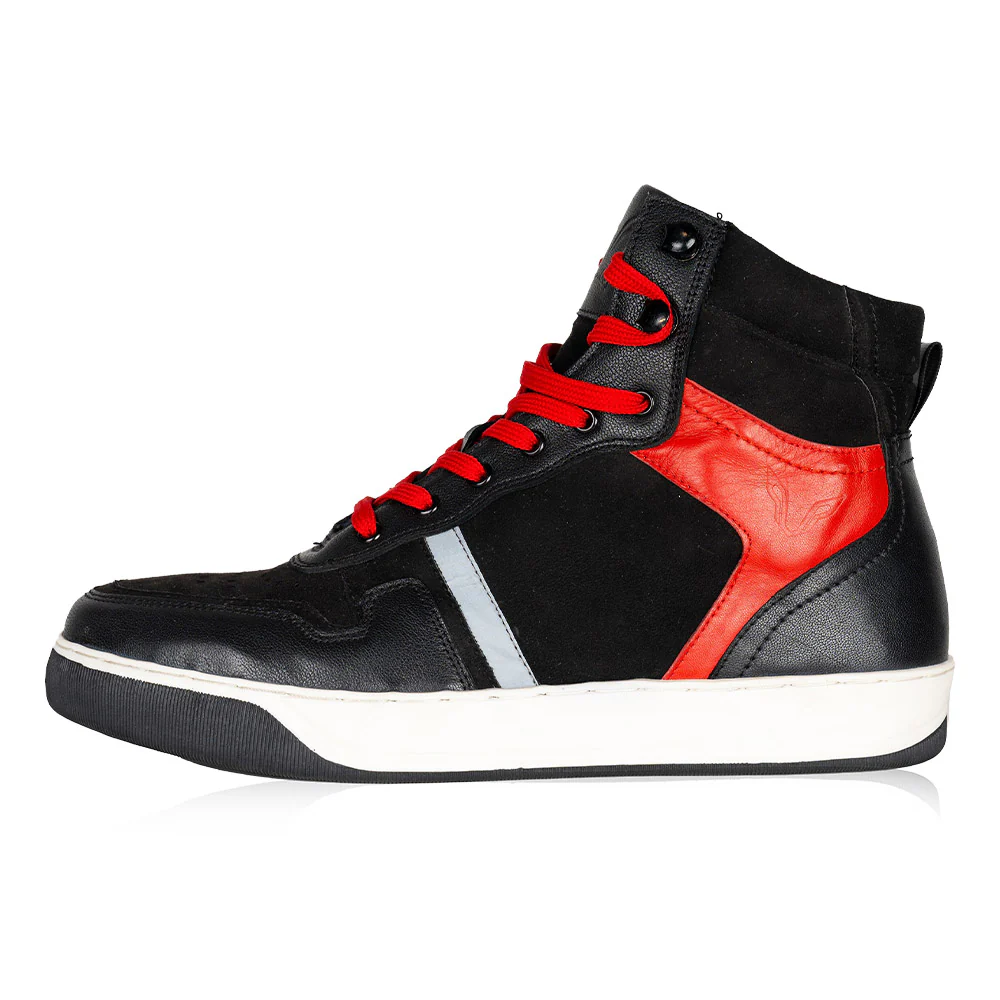Urbane - Motorcycle Riding Sneakers (Black/Red) - Image 3
