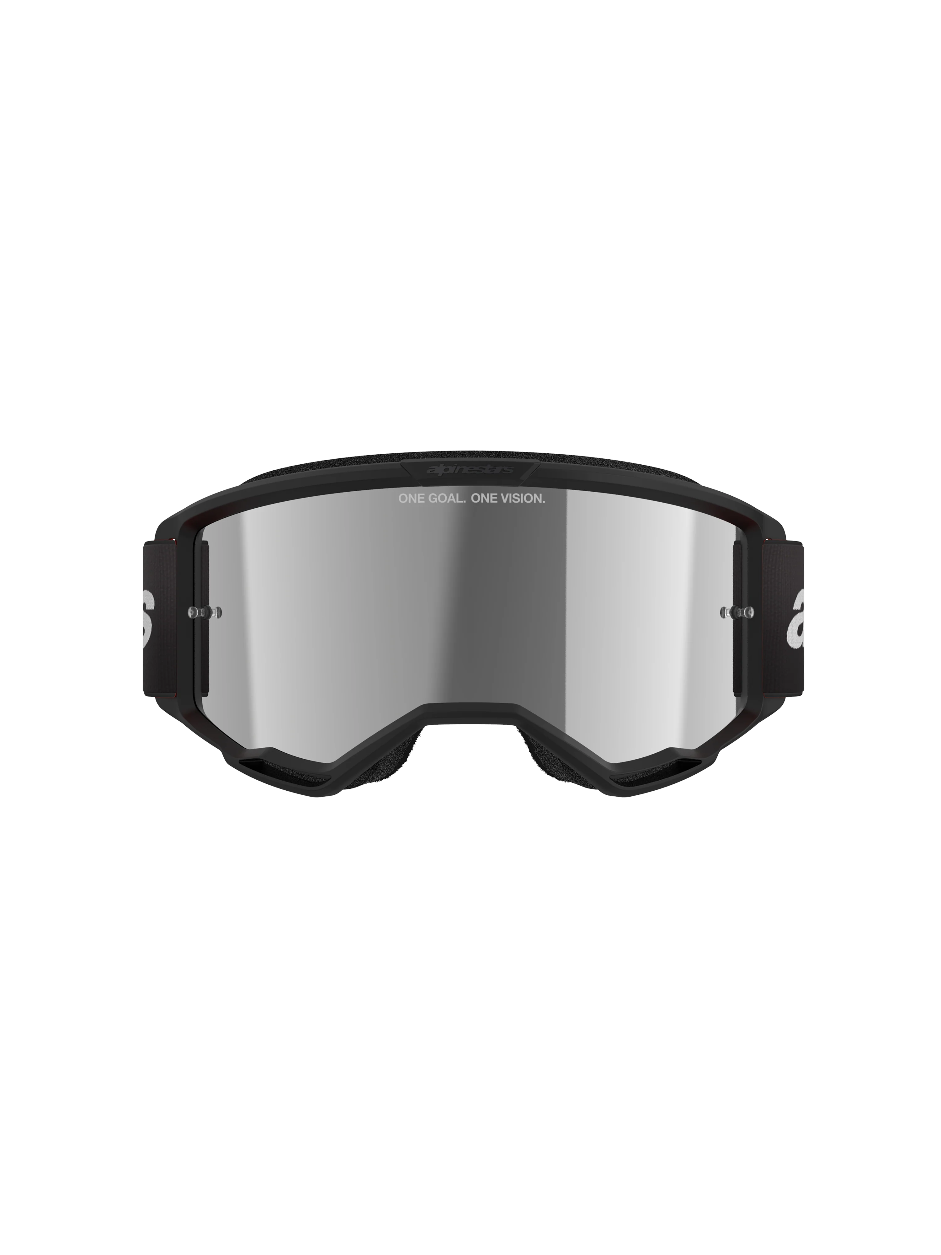 Vision 3 Wordmark - Motocross Goggles (Black)