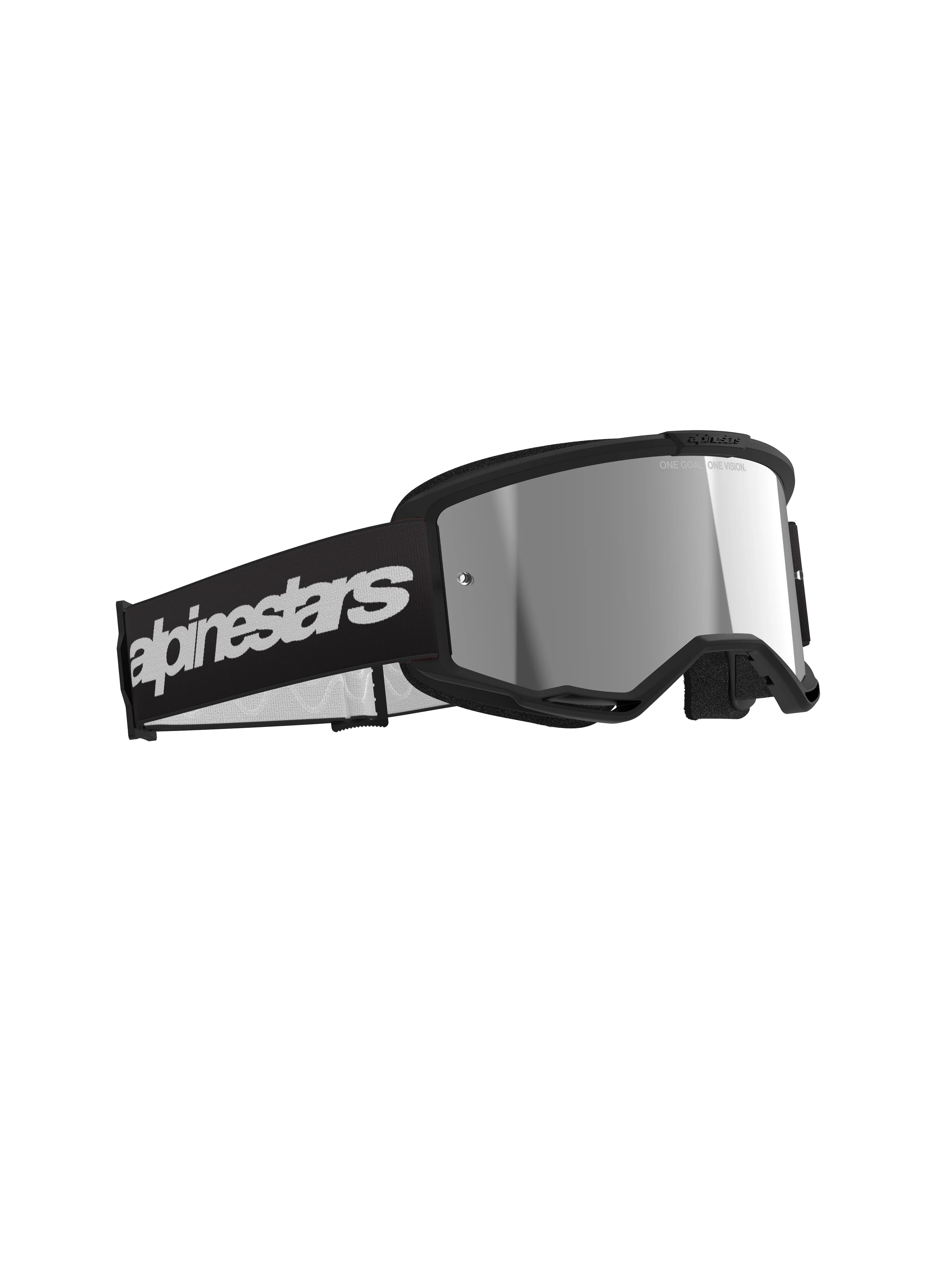 Vision 3 Wordmark - Motocross Goggles (Black) - Image 2
