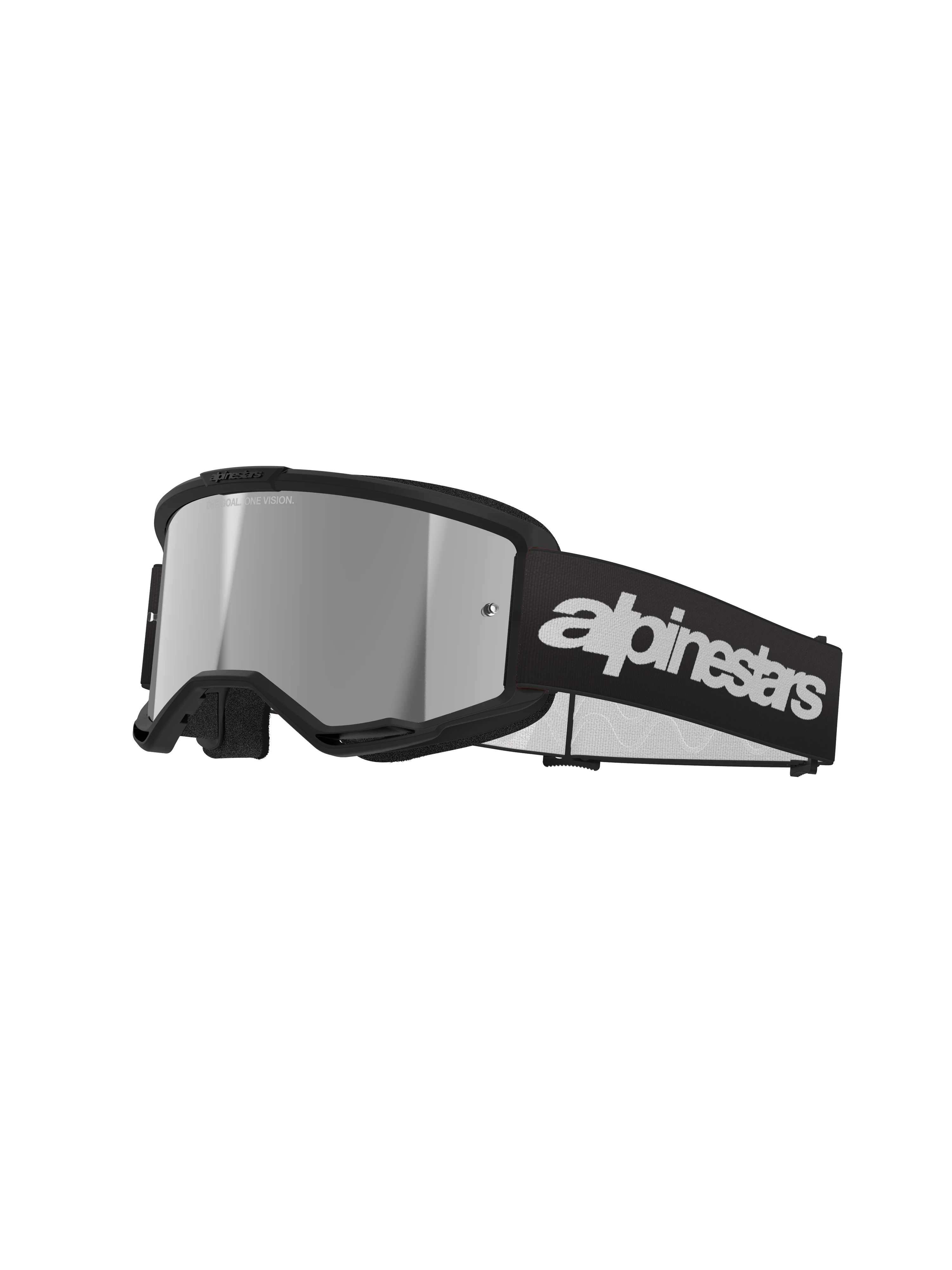 Vision 3 Wordmark - Motocross Goggles (Black) - Image 3