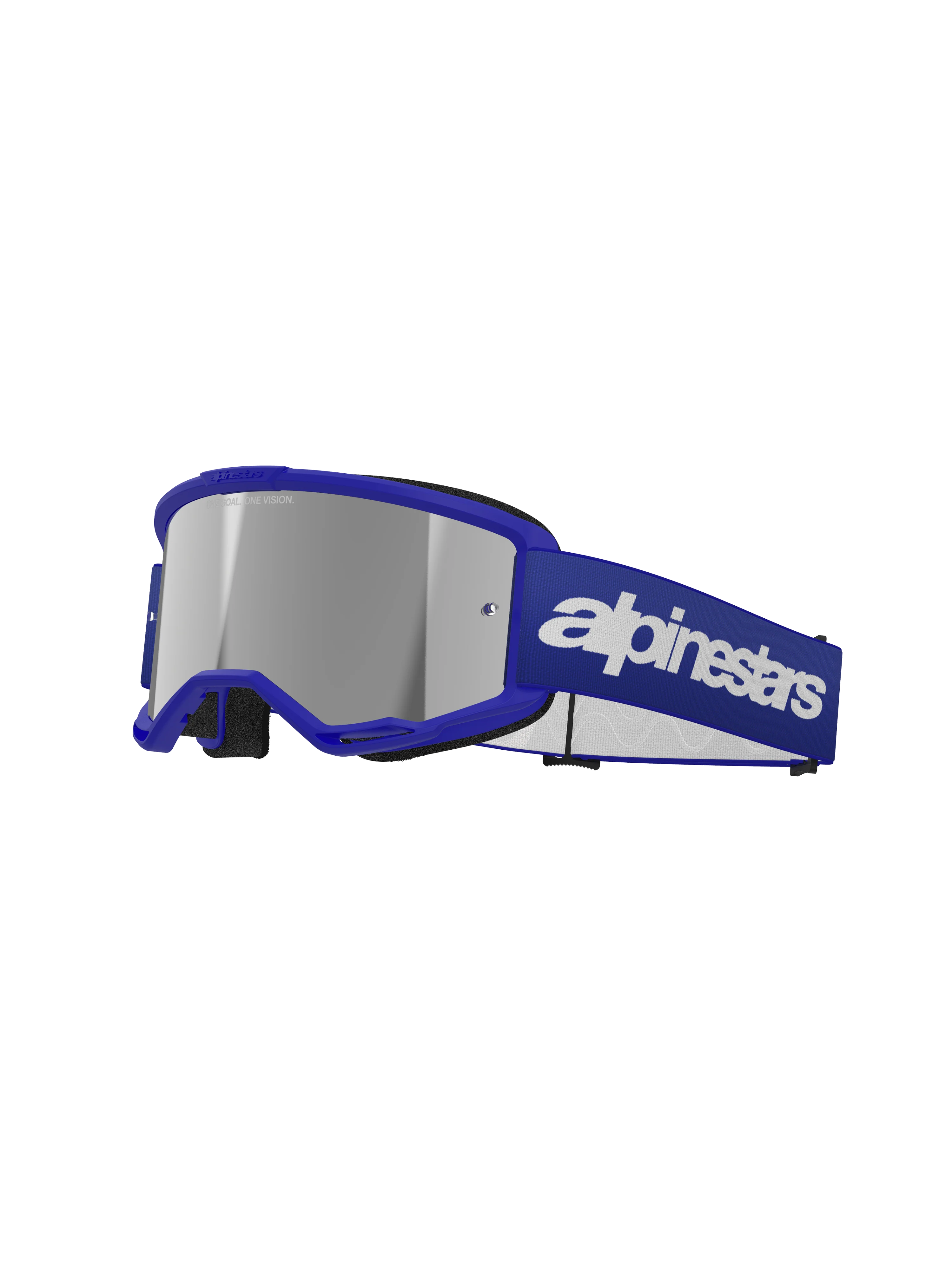 Vision 3 Wordmark - Motocross Goggles (Blue) - Image 3