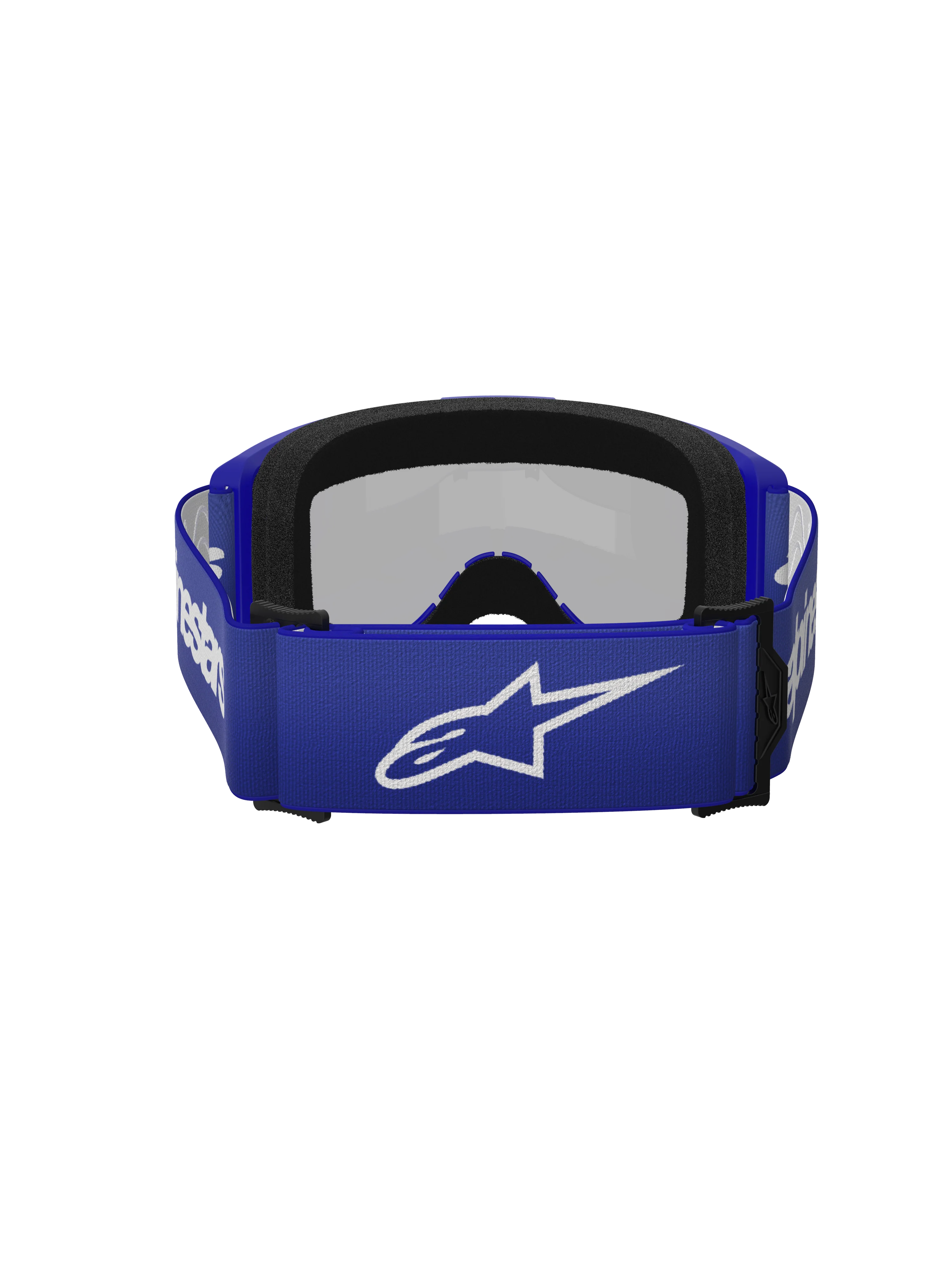 Vision 3 Wordmark - Motocross Goggles (Blue) - Image 4