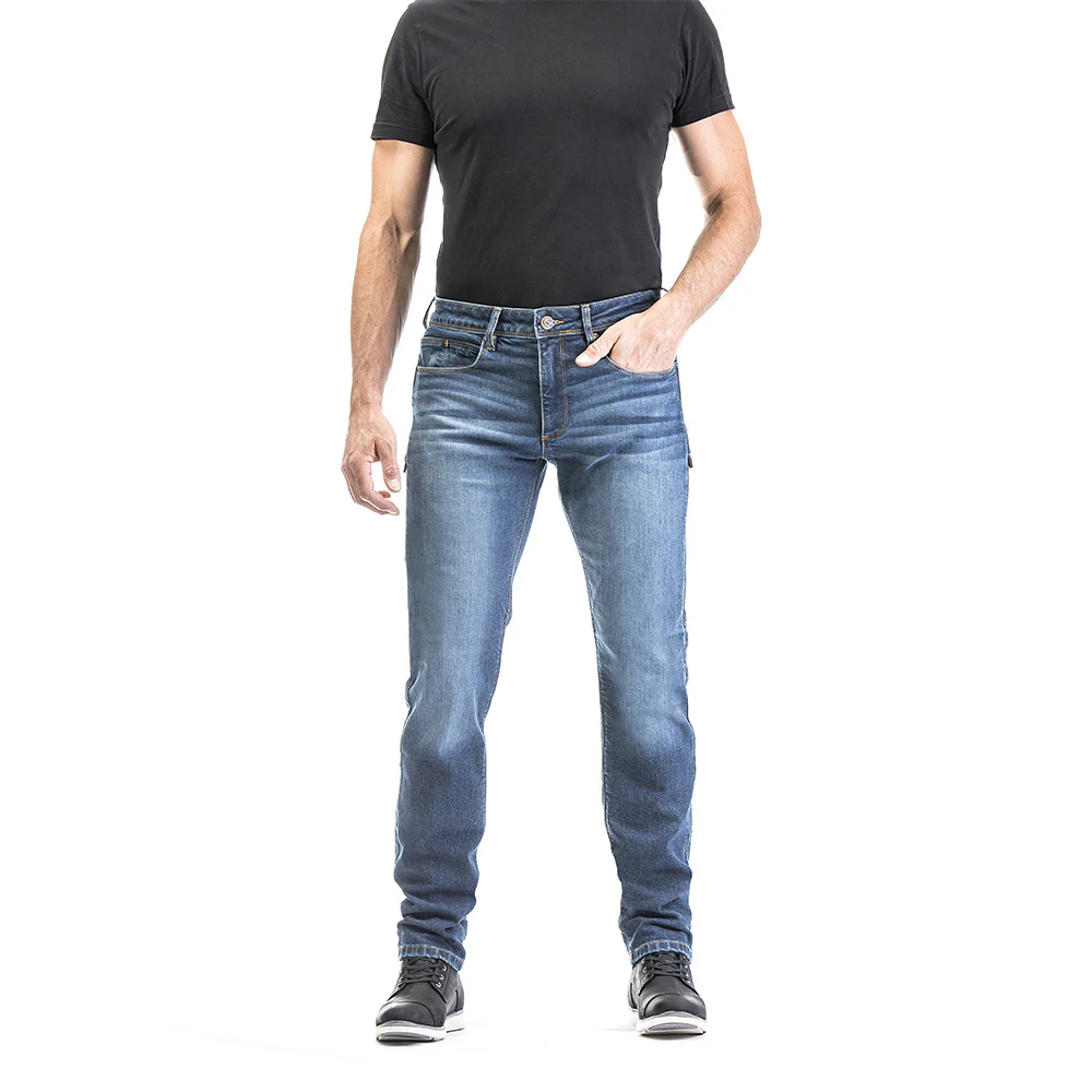Wayne - Motorcycle Riding Jeans (Stonewash)