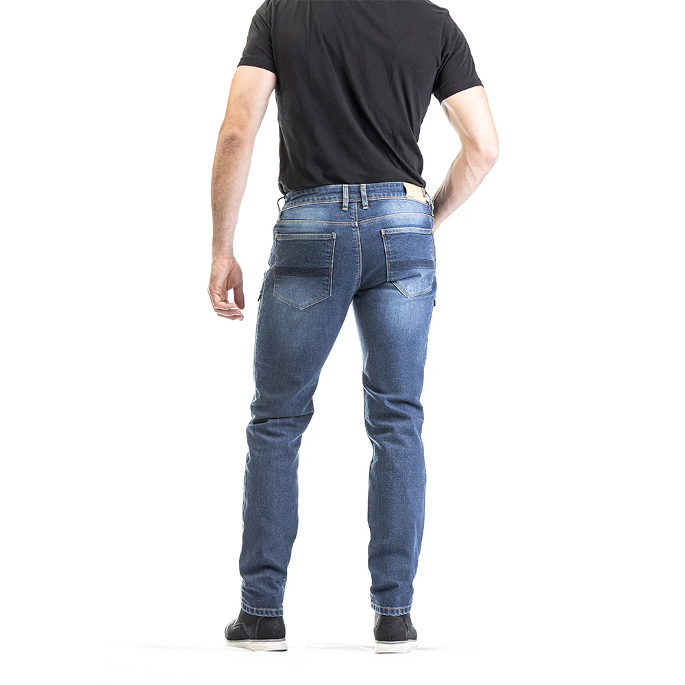 Wayne - Motorcycle Riding Jeans (Stonewash) - Image 2