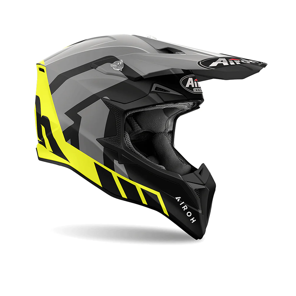 Wraaap Reloaded - Off Road Riding Helmet (Matt Yellow) - Image 2