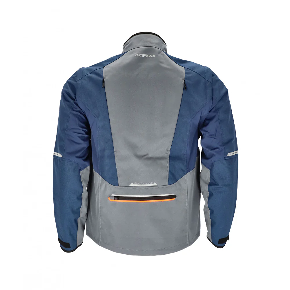 X-Duro - Off Road Enduro Riding Jacket (Blue/Grey) - Image 2