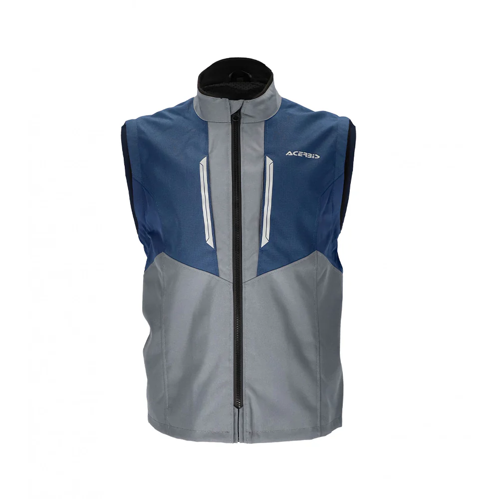 X-Duro - Off Road Enduro Riding Jacket (Blue/Grey) - Image 4