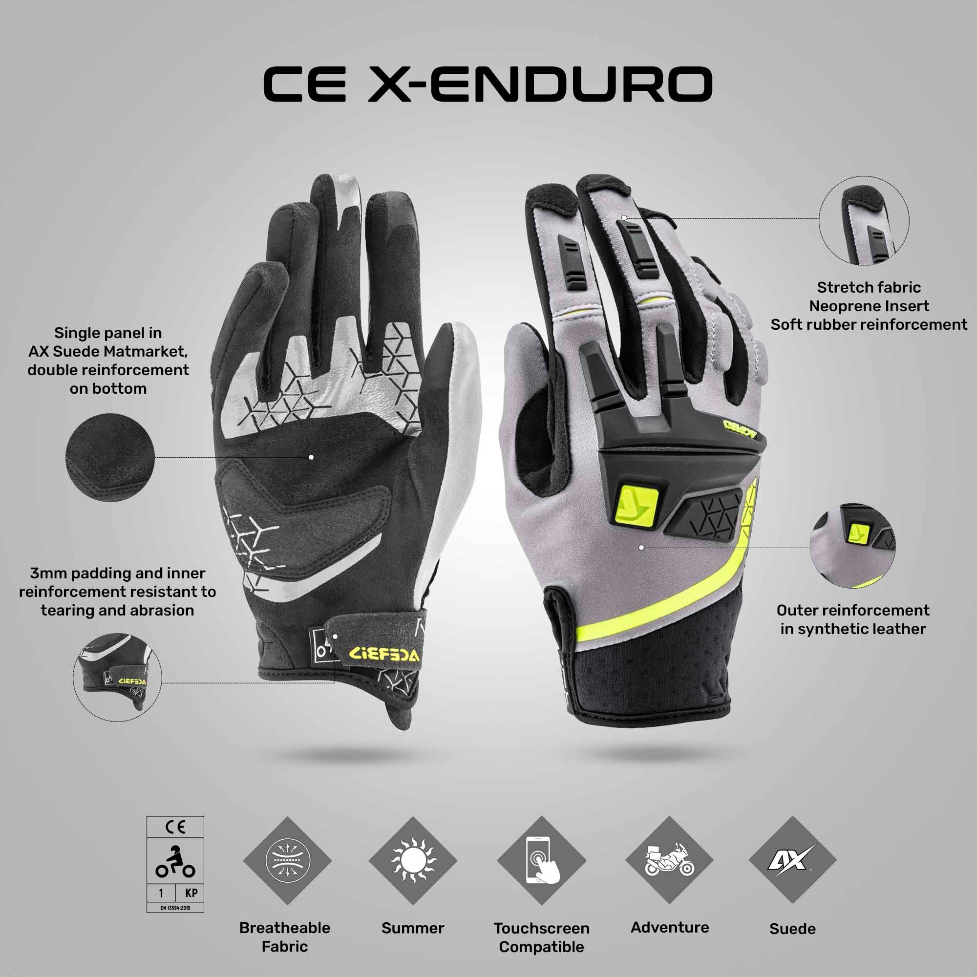 X-Enduro - Motorcycle Riding Gloves - Image 12