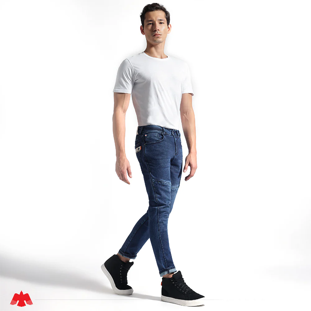 X-Scape - Motorcycle Riding Jeans (Indigo Blue) - Image 3