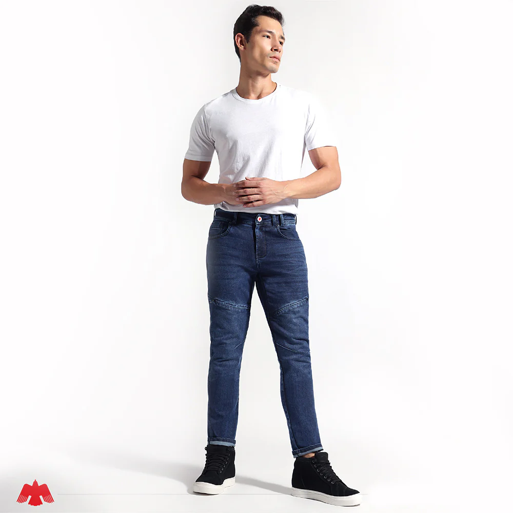 X-Scape - Motorcycle Riding Jeans (Indigo Blue) - Image 4