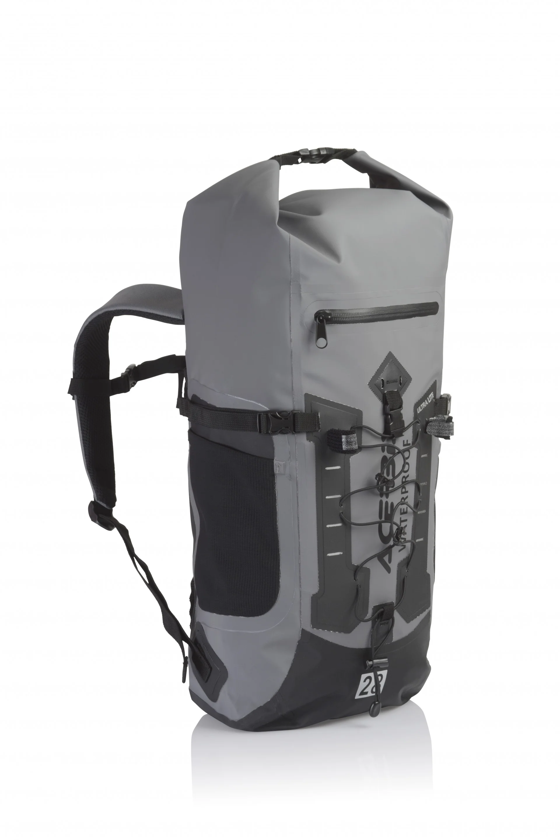 X-Water - 28L - Waterproof Motorcycle Bagpack (Black/Grey)